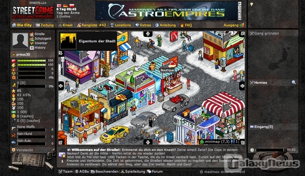 Erster Eindruck: StreetCrime ist die wohl bunteste Verbrecherwelt