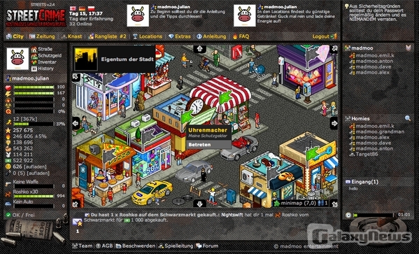 Erster Eindruck: StreetCrime ist die wohl bunteste Verbrecherwelt