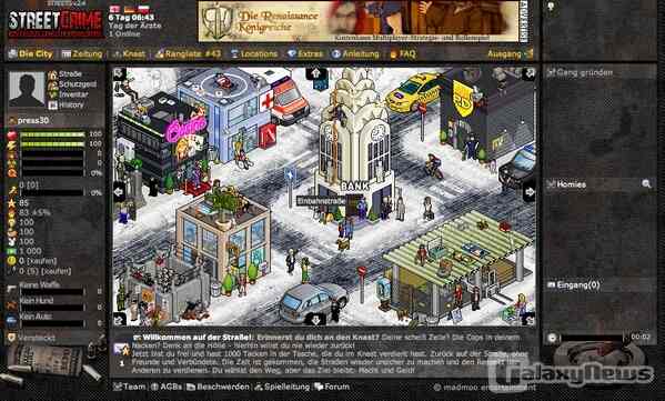 Erster Eindruck: StreetCrime ist die wohl bunteste Verbrecherwelt