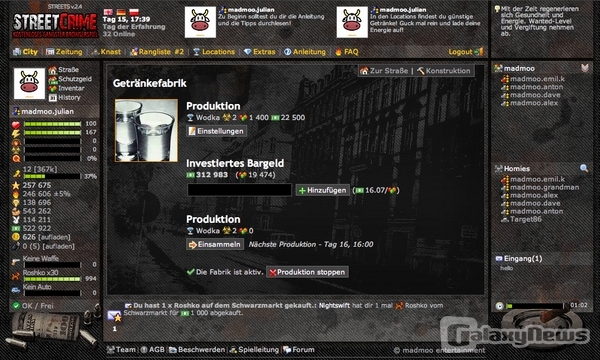 Erster Eindruck: StreetCrime ist die wohl bunteste Verbrecherwelt