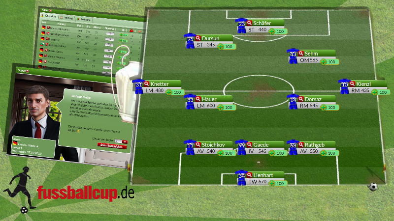 Screenshot Fussballcup