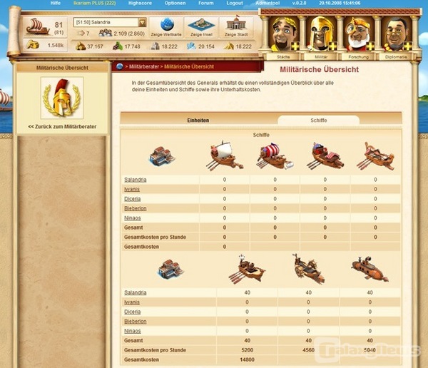 Angespielt: Ikariam entführt den Spieler in die Antike