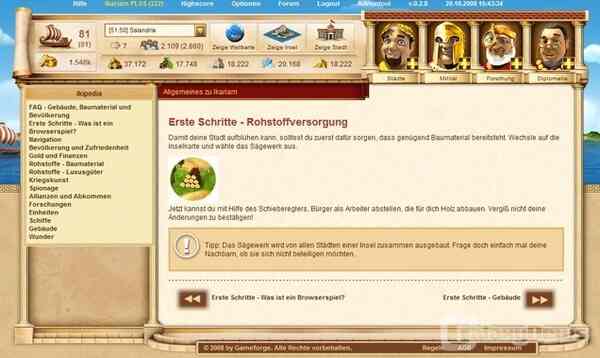 Angespielt: Ikariam entführt den Spieler in die Antike