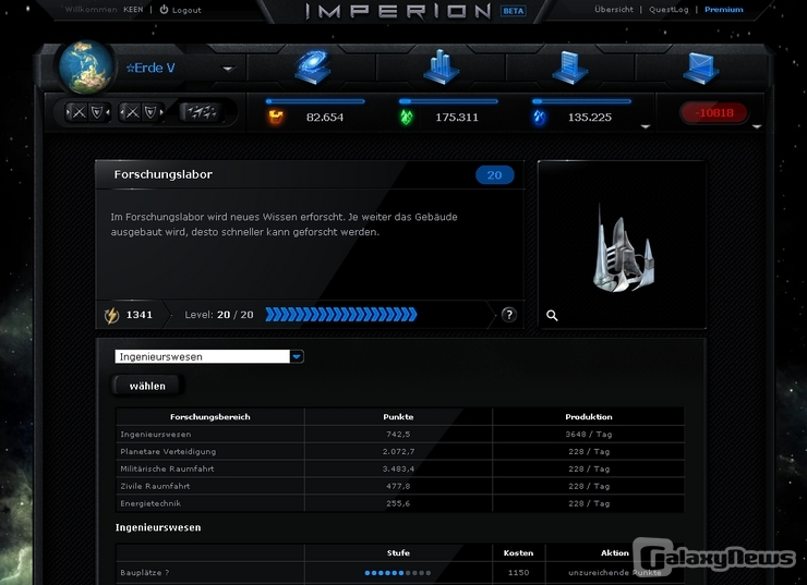 Imperion bringt frischen Wind in das Weltraum-Genre