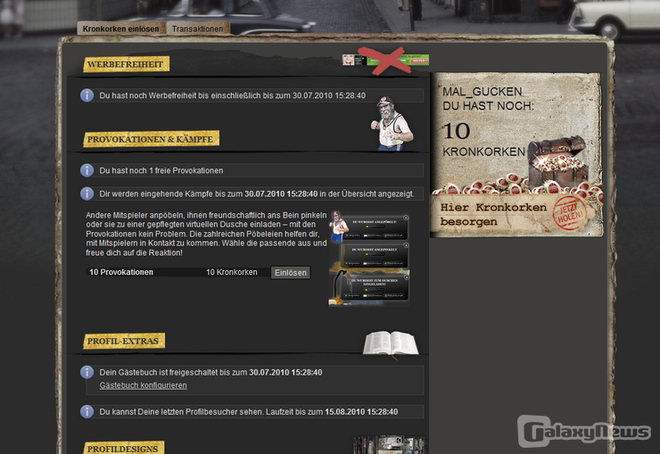 Wetterfühlig: Pennergame 4.0