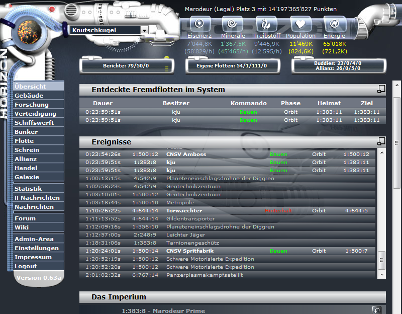 Screenshot Horiversum