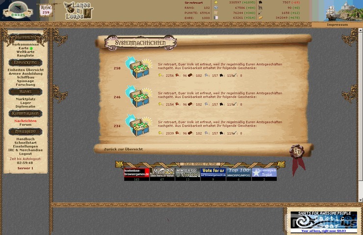 Lands & Lords - Vielschichtige Strategie mit Handlungsbedarf