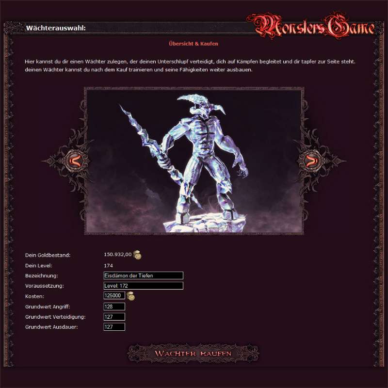 Screenshot MonstersGame