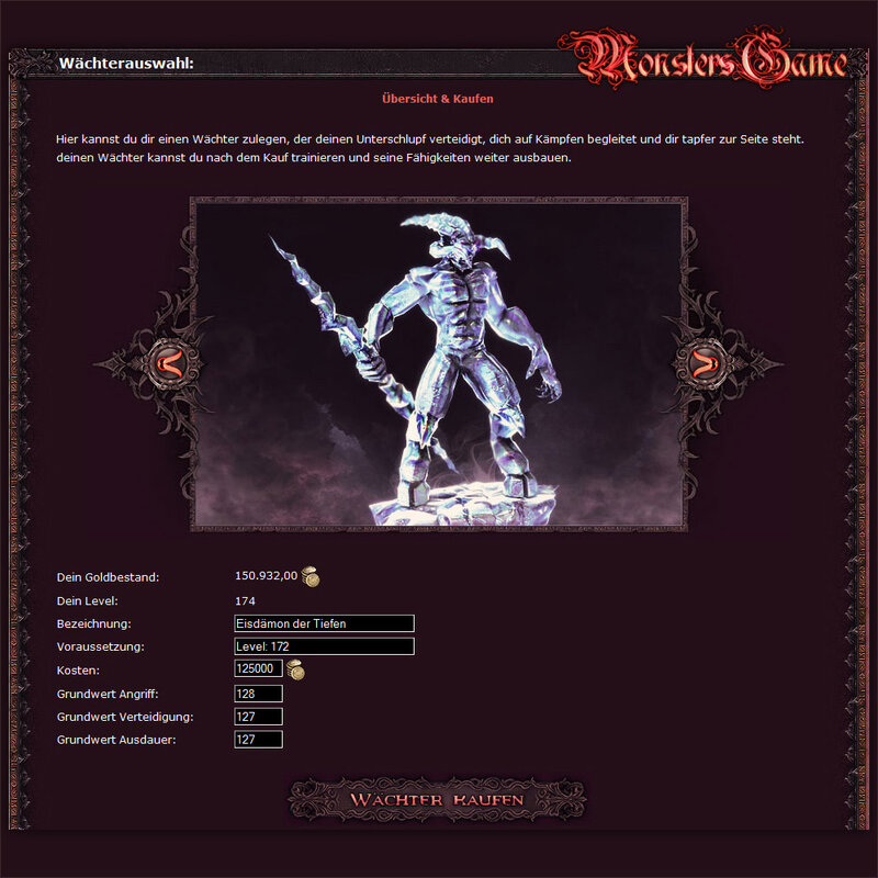 Screenshot MonstersGame