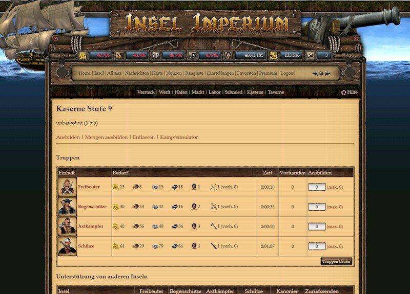 Screenshot Insel Imperium