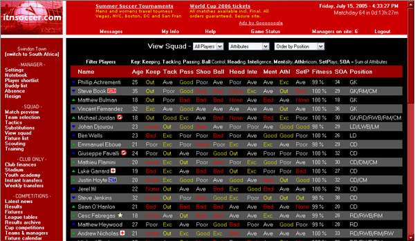 Screenshot In The Net Soccer