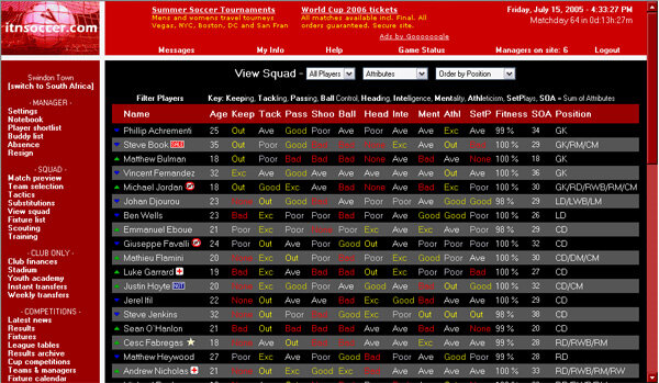 Screenshot In The Net Soccer