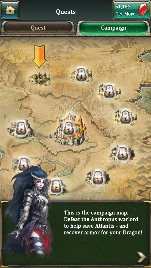 Screenshot Dragons of Atlantis: Heirs of the Dragons