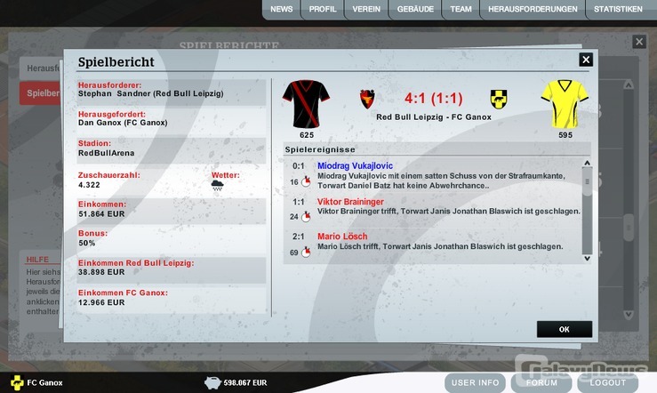 Volltreffer ins Netz!