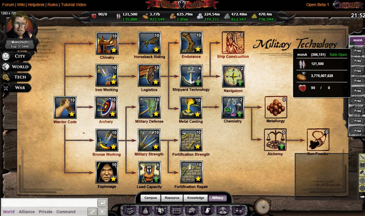 Screenshot Alliance Warfare