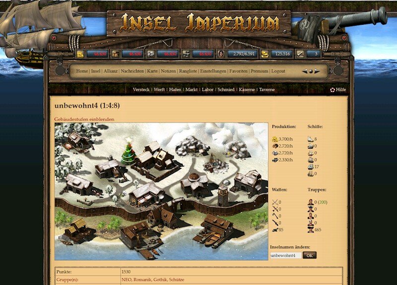 Screenshot Insel Imperium