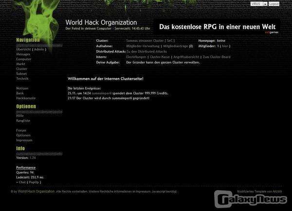 Screenshot World Hack Organization [WHO]