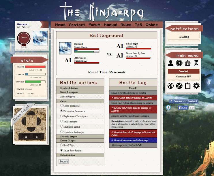 Screenshot Ninja MMORPG