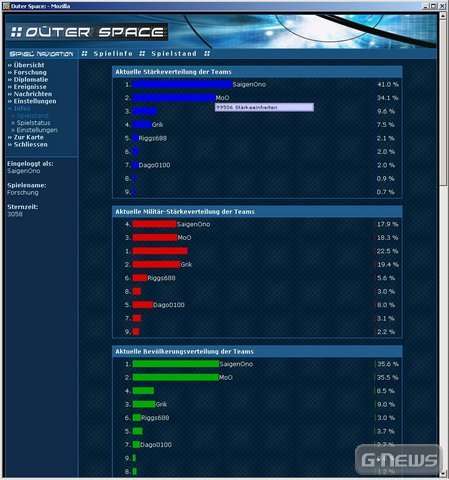 Screenshot Outer Space