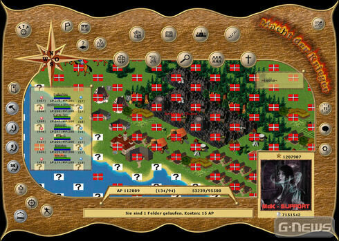 Screenshot Macht der Krieger