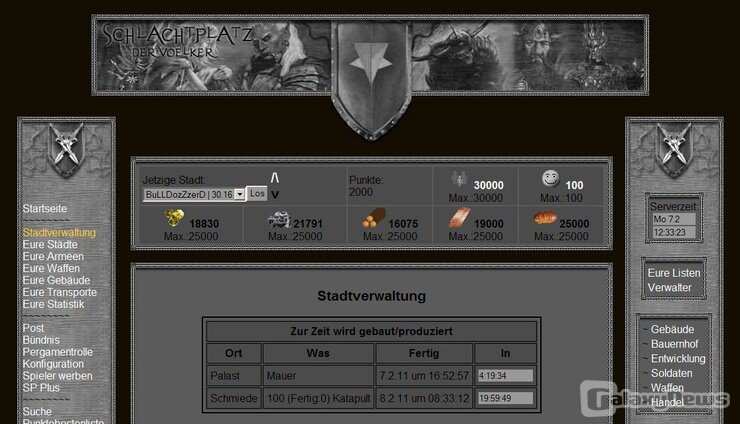 Screenshot Schlachtplatz der Völker