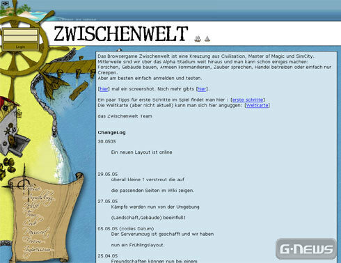 Screenshot Zwischenwelt