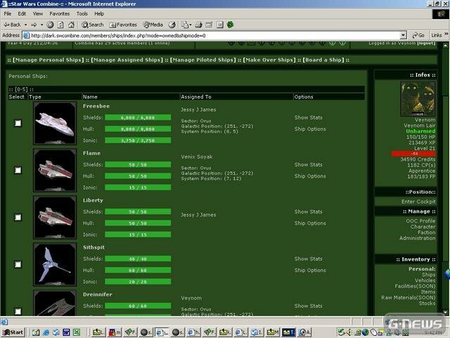 Screenshot Star Wars Combine