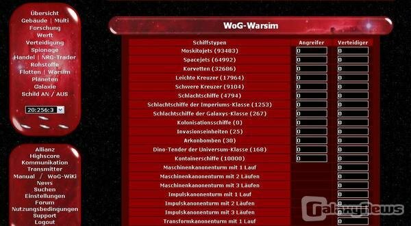 Screenshot War of Galaxy