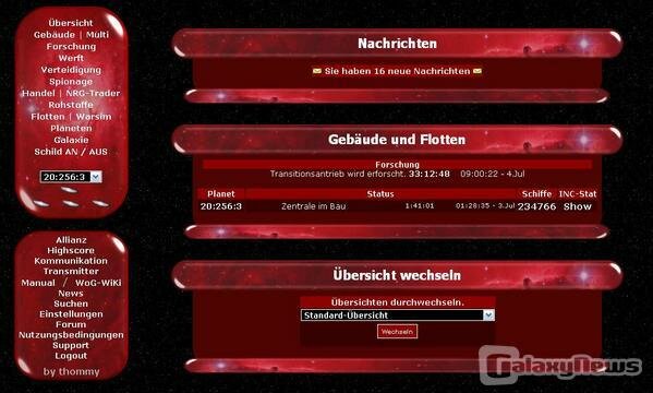 Screenshot War of Galaxy