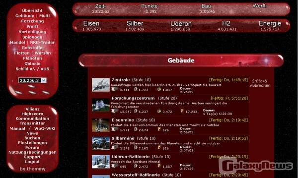 Screenshot War of Galaxy