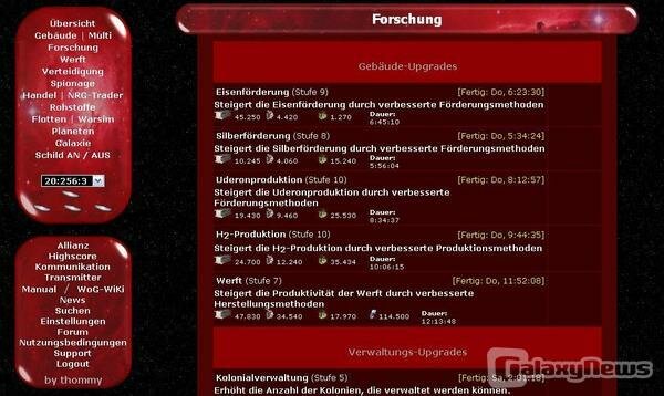 Screenshot War of Galaxy