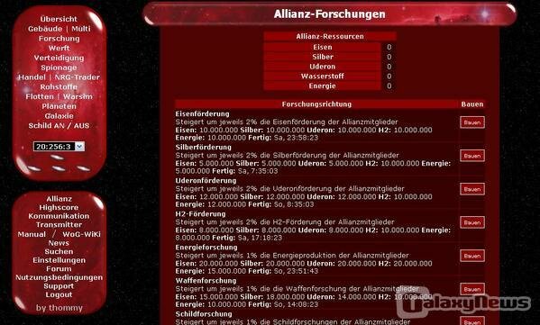 Screenshot War of Galaxy