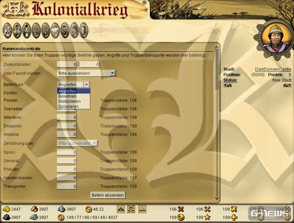 Screenshot Kolonialkrieg