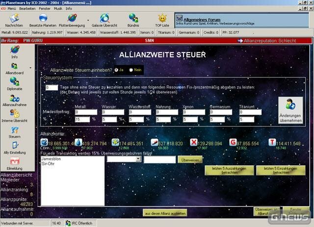 Screenshot PlanetWars