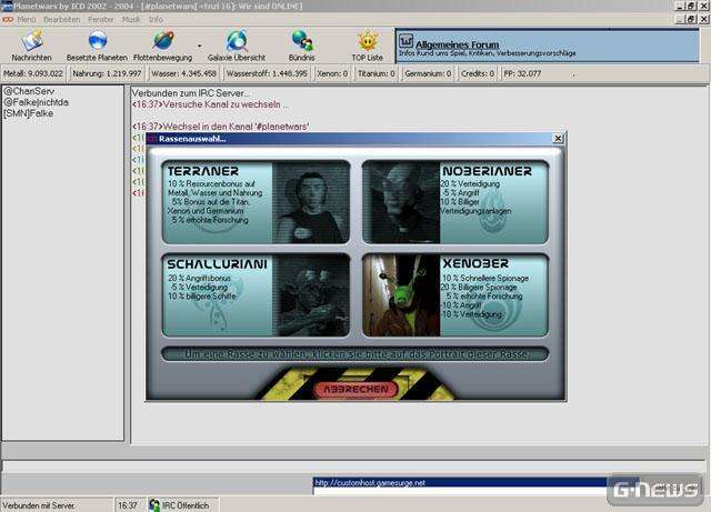 Screenshot PlanetWars