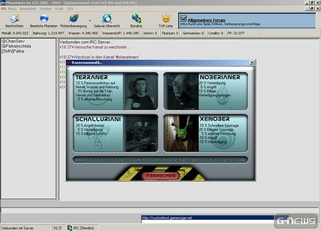 Screenshot PlanetWars