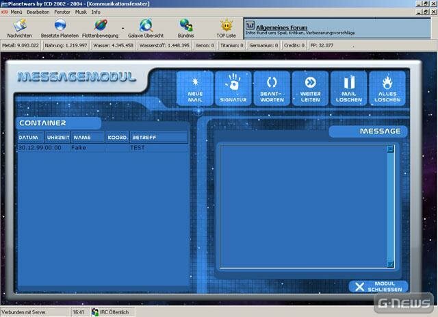 Screenshot PlanetWars