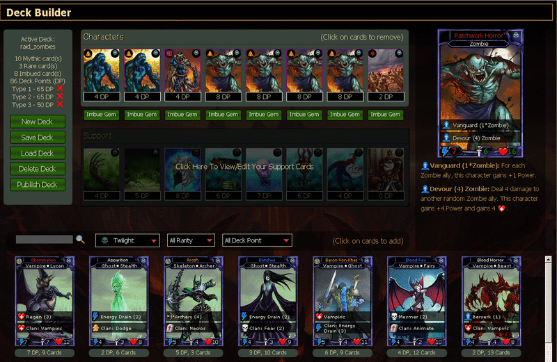 Screenshot BattleCraft - Online Trading Card Game