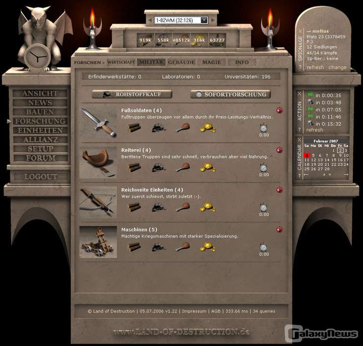 Screenshot Land of Destruction