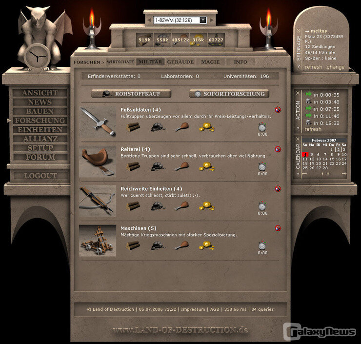 Screenshot Land of Destruction