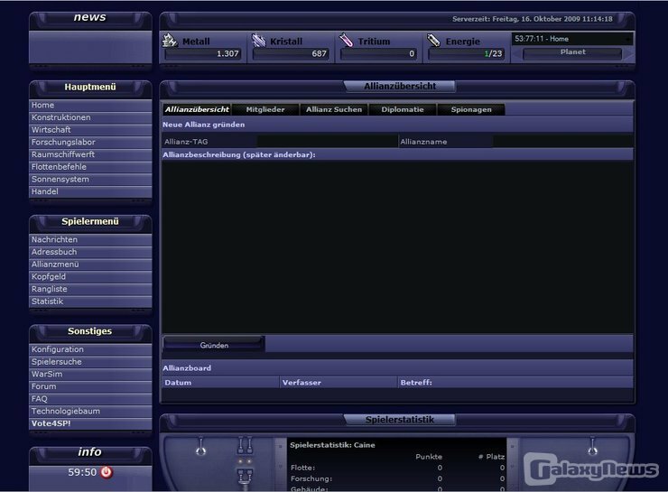 Screenshot Space Pioneers