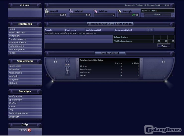 Screenshot Space Pioneers