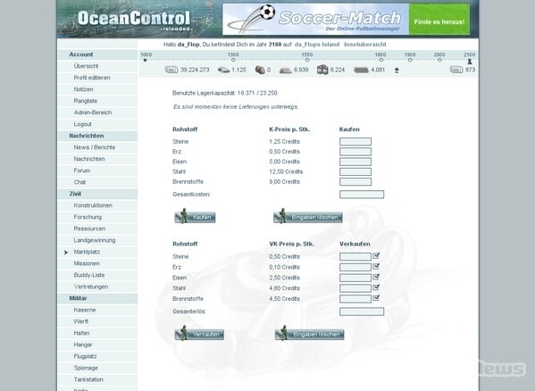 Screenshot OceanControl ~reloaded~