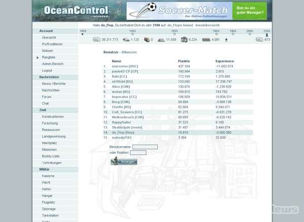 Screenshot OceanControl ~reloaded~