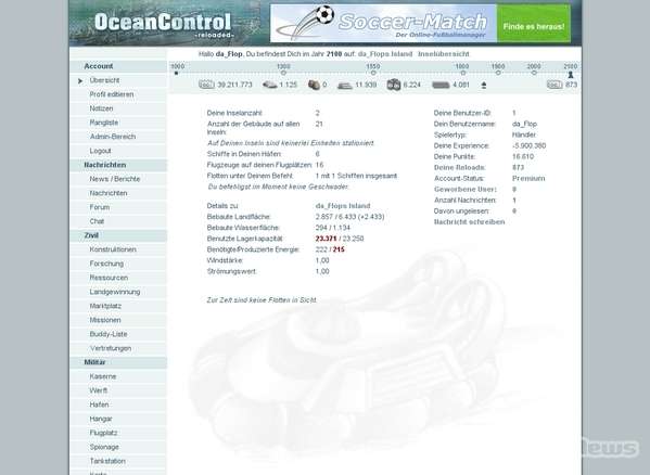 Screenshot OceanControl ~reloaded~