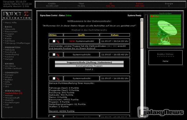 Screenshot Planet Sigma