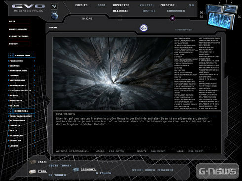 Screenshot Evolution - The Genesis Project