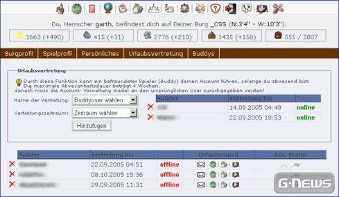 Screenshot New Crusader Game