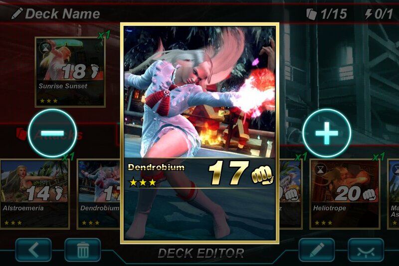 Screenshot Tekken Card Tournament