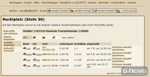 Screenshot Die Stämme